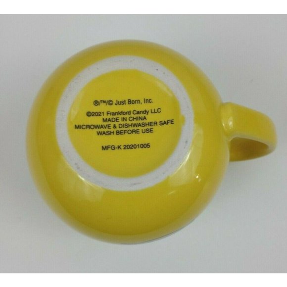 2021 Just Born Frankford Candy Candy Yellow Peeps Coffee Cup 3.5" Tall - Picture 6 of 7